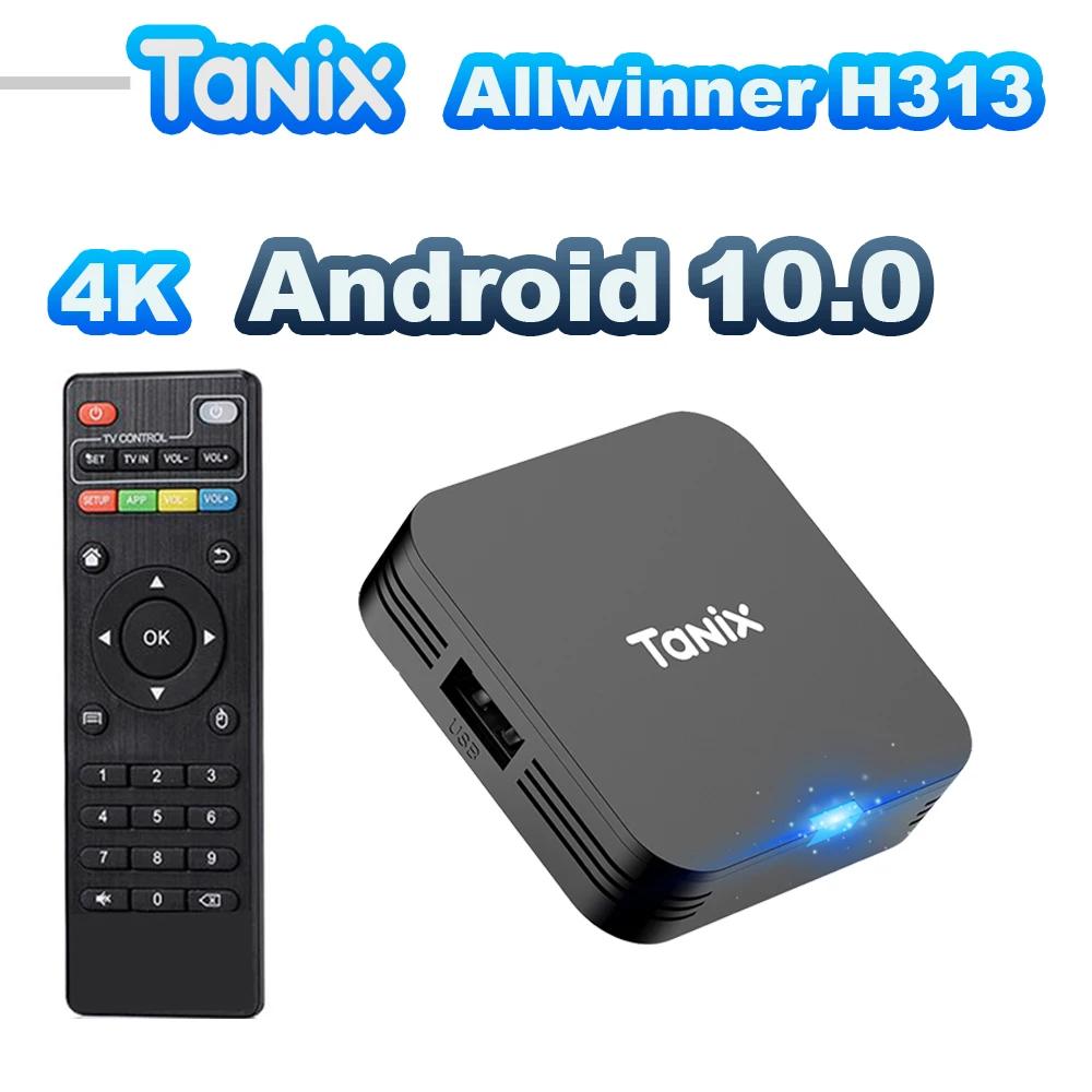 Tanix ۷ι ̵ ÷̾ TV ڽ ƽ, ȵ̵ 10, 2.4G , 4K, 100m, TX1